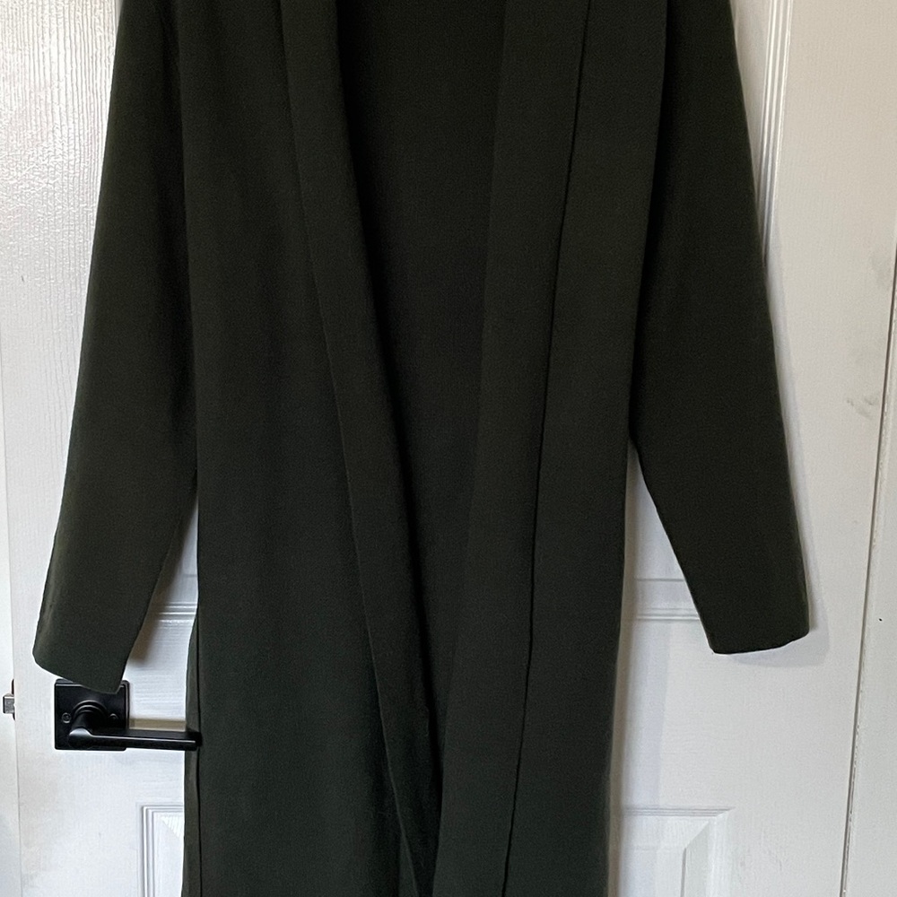 GUESS Cashmere (Clarissa) Forest Green Long Sweater - Medium